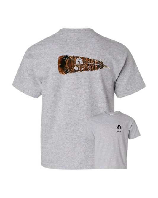 Grey Feather Youth Tee