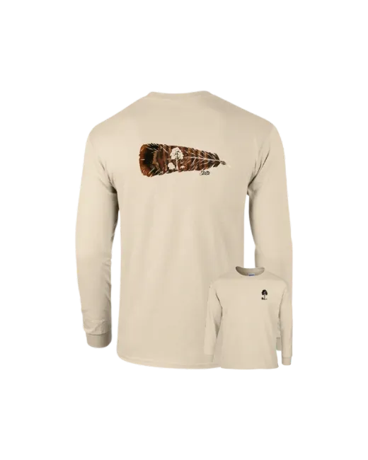 Long Sleeve Feather Tee
