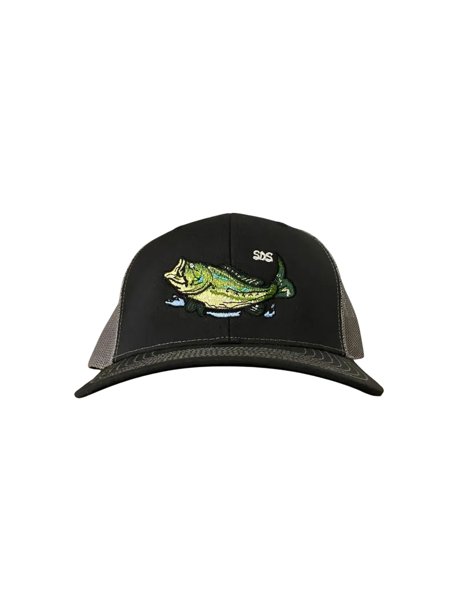 Black/Charcoal Bass Hat