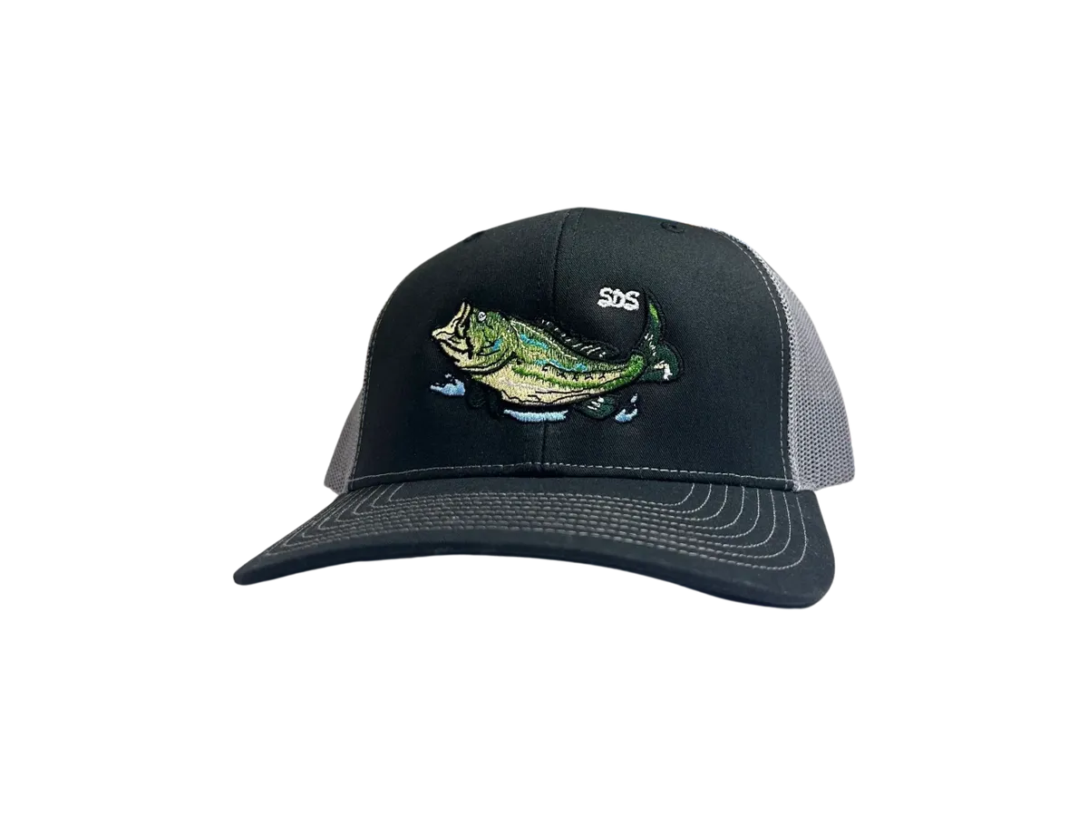 Black/Charcoal Bass Hat