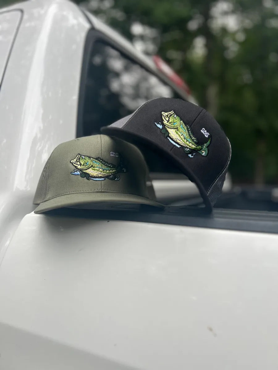 Black/Charcoal Bass Hat