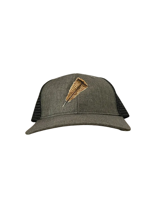 Feather Charcoal/Black Snapback