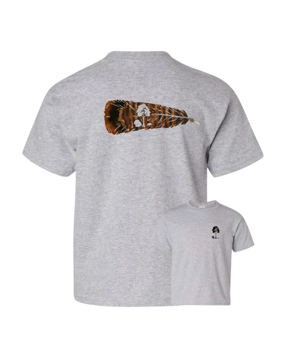 Grey Feather Youth Tee