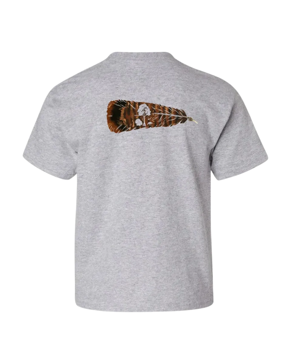 Grey Feather Youth Tee