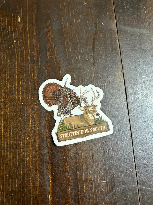 Deer Hunting' Sticker