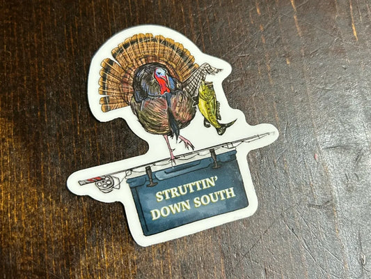 Gon' Fishin' Sticker