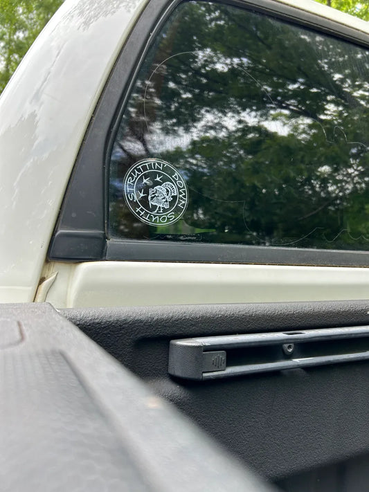 White SDS Logo Decal