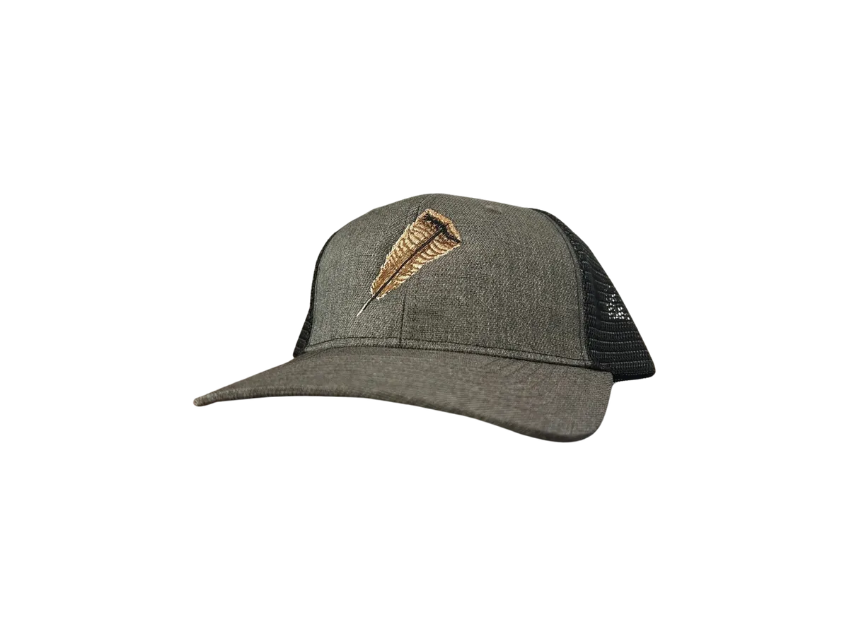 Feather Charcoal/Black Snapback