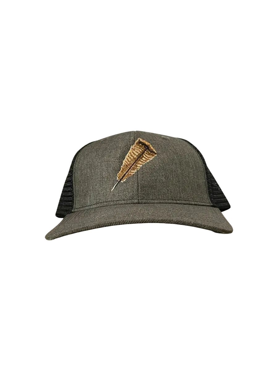 Feather Charcoal/Black Snapback